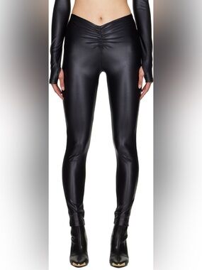 Versace Black leggings size L (42)